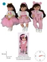 MUÑECA BEBÉ REAL INTERACTIVA CON ASESORIOS