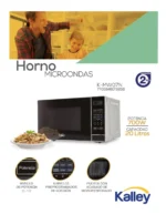 microondas kalley de 20 litros de 700w