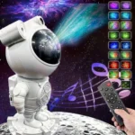 ASTRONAUTA CON LUZ LED Y LUZ LÁSER CON BLUETOOTH