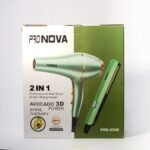 SECADOR Y PLANCHA PRONOBA 2 EN 1 AVOCADO 3D