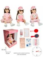 MUÑECA BEBÉ REAL INTERACTIVA CON ASESORIOS - Image 2